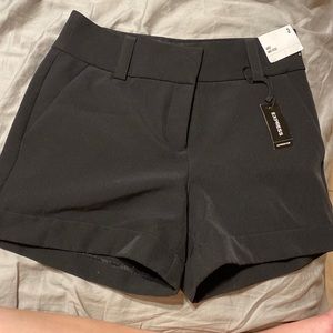 Express high waisted dress shorts
